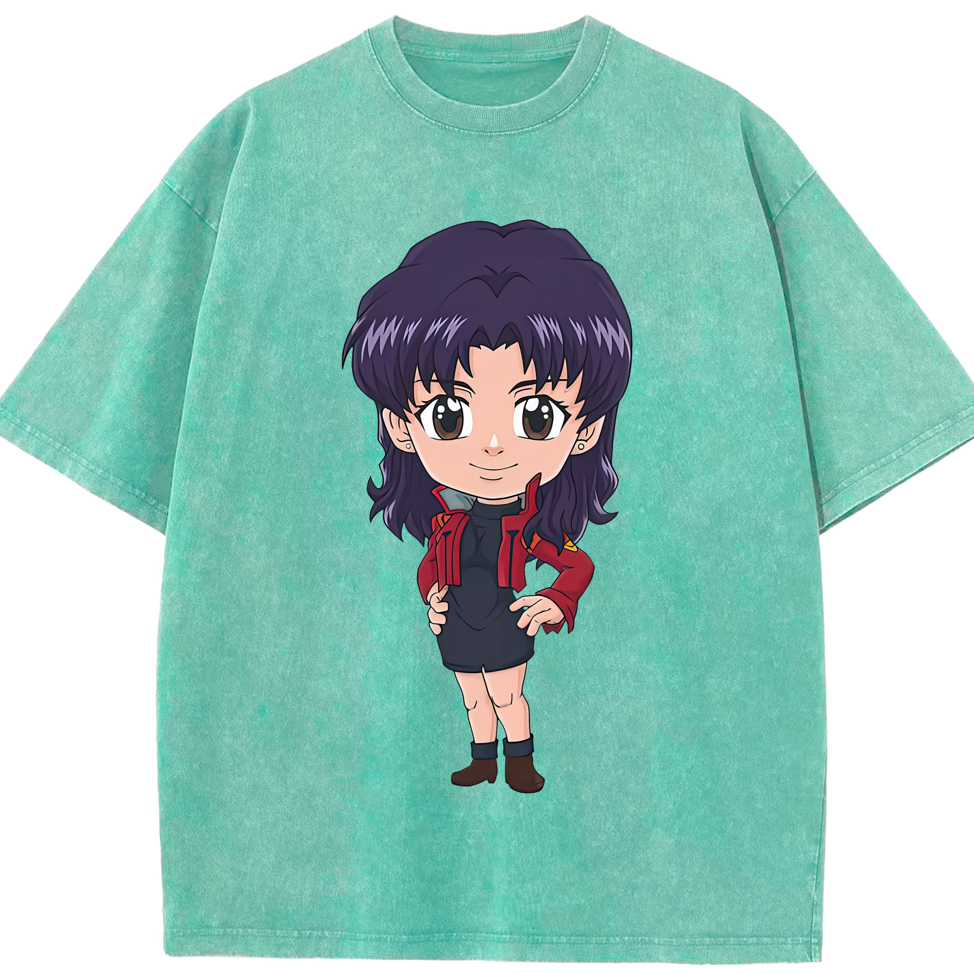 （画像用） EVA 新世紀エヴァンゲリオン 綿100% ヴィンテージ風 半袖Tシャツ（フロントプリント）